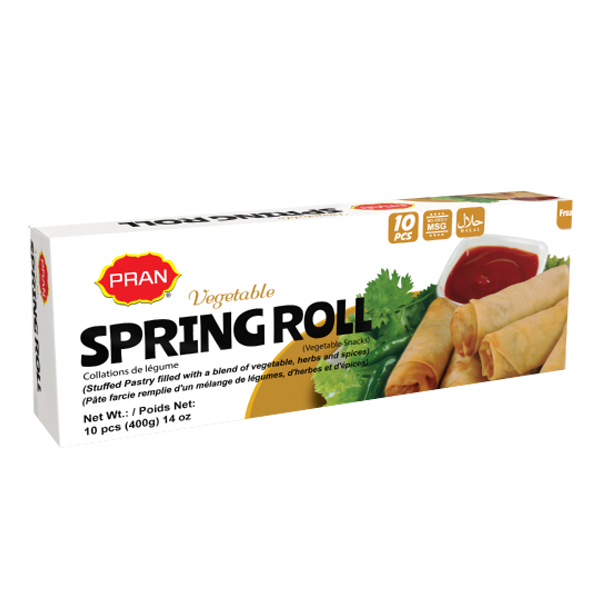 Pran Vegetable Spring Rolls 10 Pc