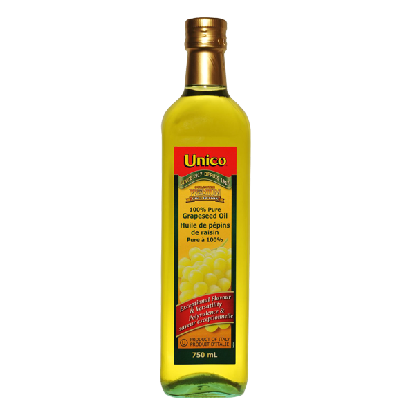 Unico 100% Pure Grapeseed Oil 750 mL