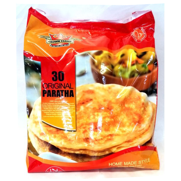 Crown Farms Plain Paratha 30 Pack